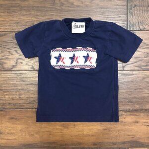 Boys' Smocked Patriotic Stars Tee